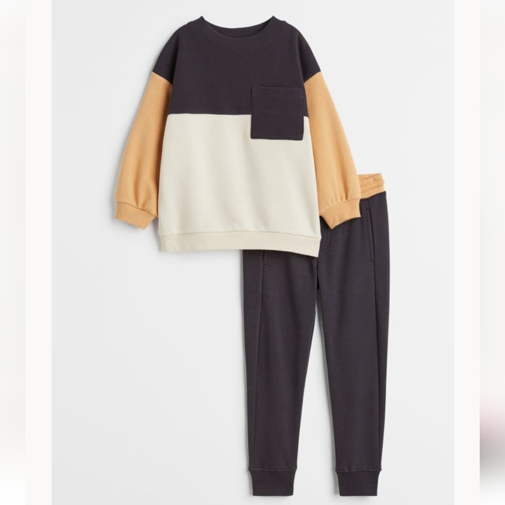 Color-Block Jogger Set